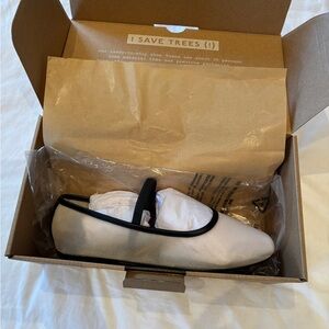 Madewell Greta Ballet Flat - Ecru Multi